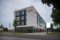 Neubau B�ro- und Lagergeb�ude Firma Elektro Bauer, Neubau eines B�rogeb�udes in Berlin Adlershof, Karl-Ziegler-Strasse, 12489 Berlin