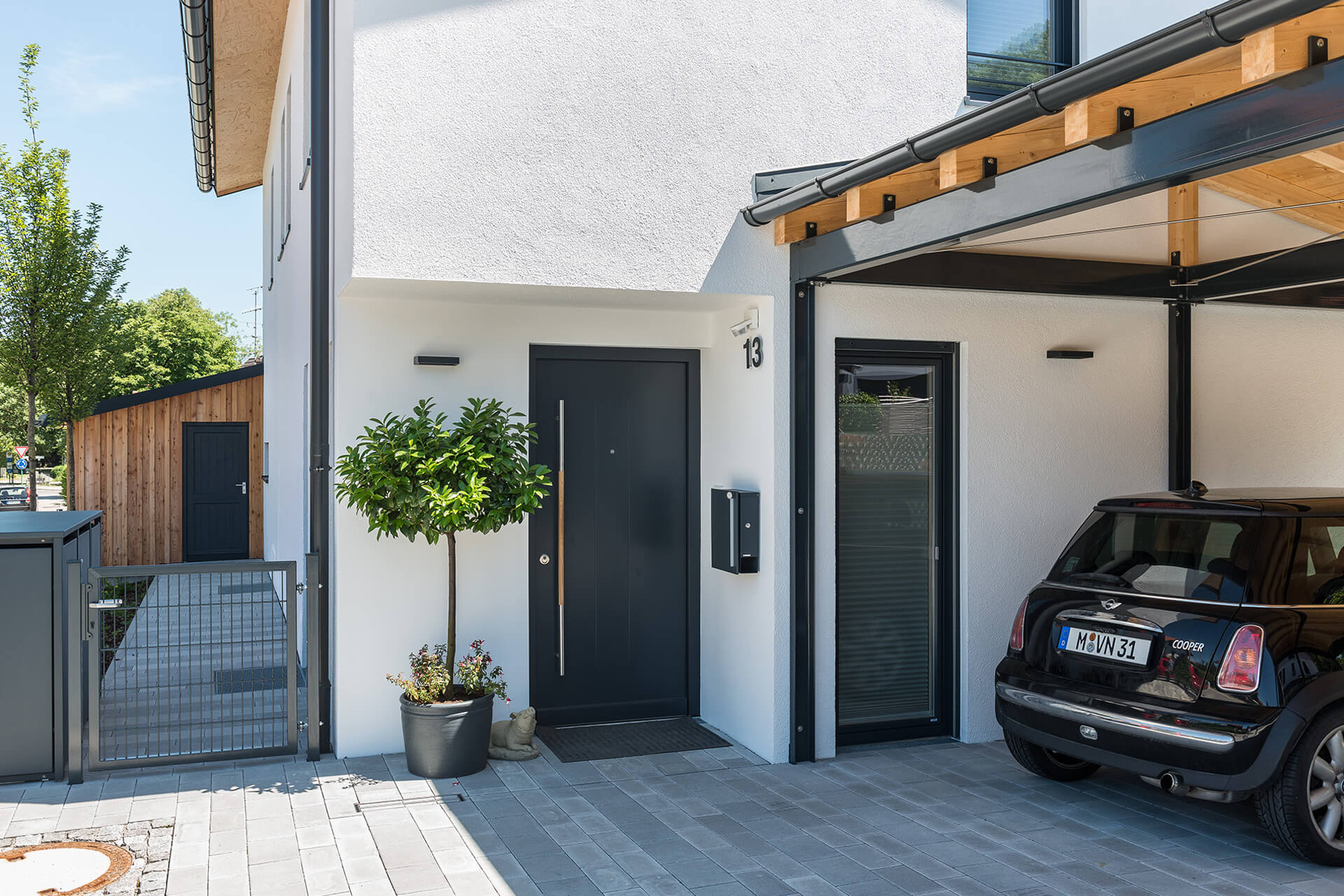 Einfamilienhauses und Doppelhaus, Kybergstr., Oberhaching